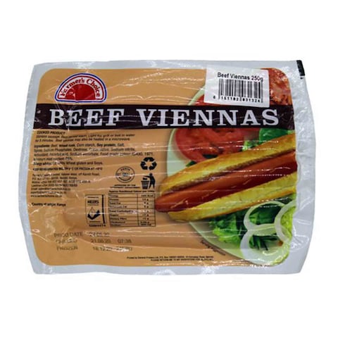 Farmer&#39;s Choice Beef Vienna Sausages 250g