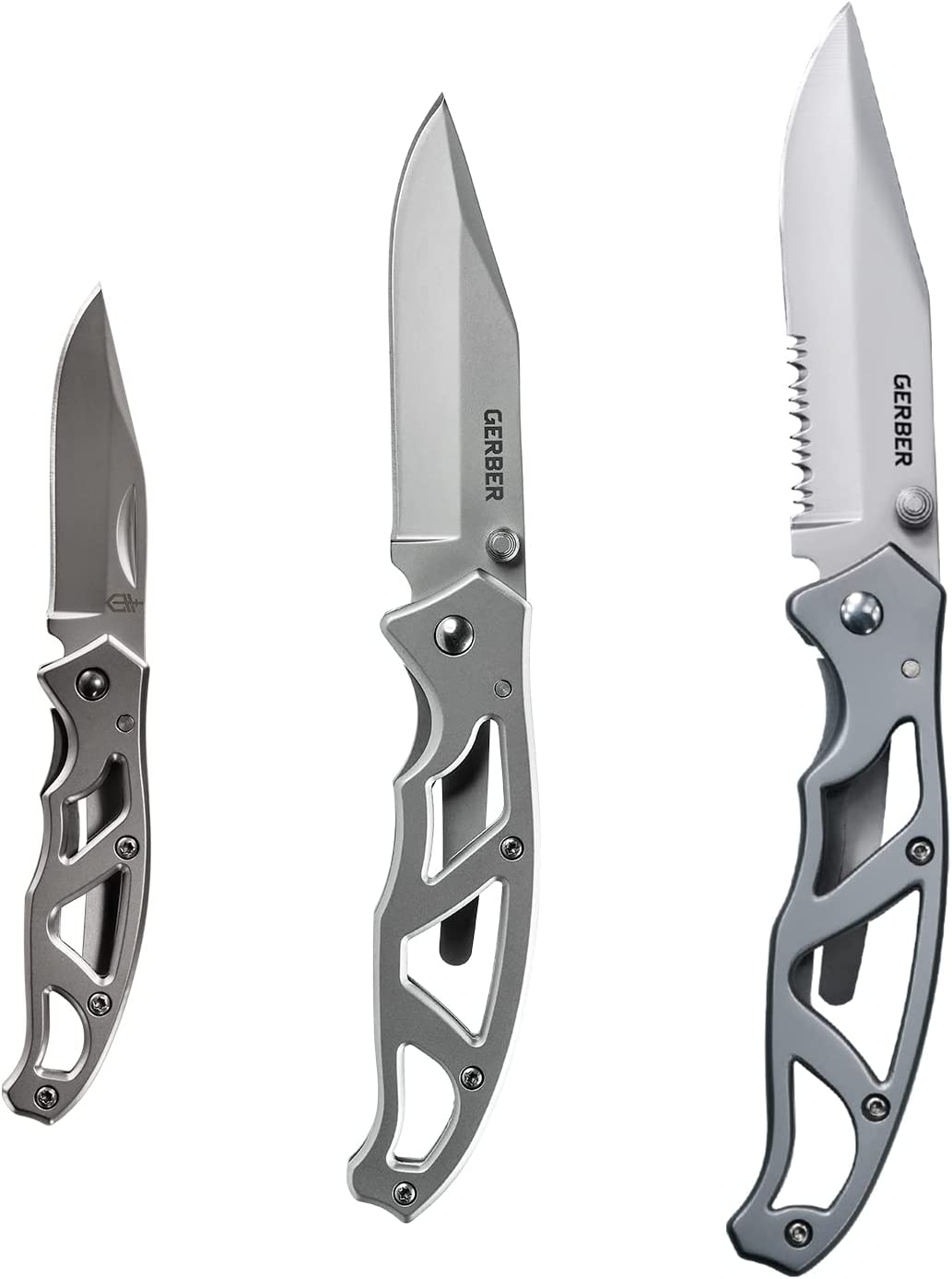 Buy Gerber Gear 3 Piece Paraframe Trio Pocket Knife Kit Online ...