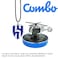 Combo Offer - Buy Alhilal Football Club Car Hanging Pendant Chain And Blue Ocean Solar Helicopter Air Freshener