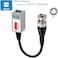Mini CCTV BNC Video Balun Transceiver Cable (2 PAIR)