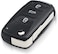 Rubik 3+1 Button Flip Folding Remote Car Key Shell Case with Uncut Blade for Volkswagen VW Tiguan Golf Sagitar Polo PASSAT B5 B6 GTI Jetta Hella Beetle CC EOS Phaeton Touareg