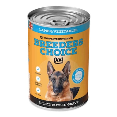 Breeders Choice Lamb And Vegetables In Gravy Dog Food 400g