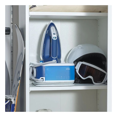 Braun CareStyle Compact Pro Steam Generator Iron IS 2565 Blue And White 2400W