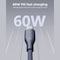 VOLTME Type C Cable 100W 1m, USB C to C Fast Charging Cable 5A, Premium Braided Nylon Phone Charger USB-C Cable for iPhone 15 Pro Max/Plus, iPad mini/MacBook/iPad Pro/Air, S24 Ultra, Huawei P60 Black