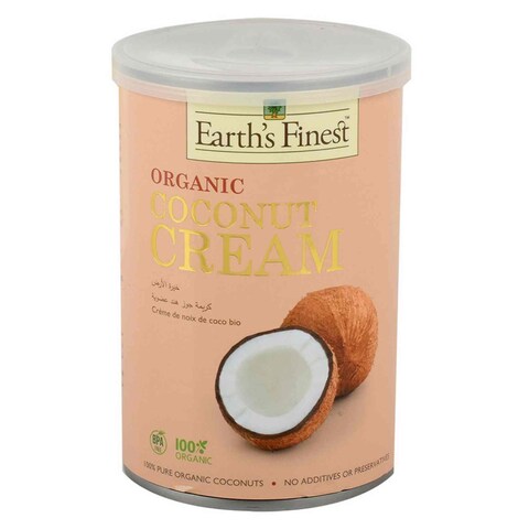 Earth&#39;s Finest Organic Coconut Cream 400ml