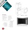 Mastergas 60cm 34 Liter Microwave With Grill, Model No- MGMIC34, Installation Not Included