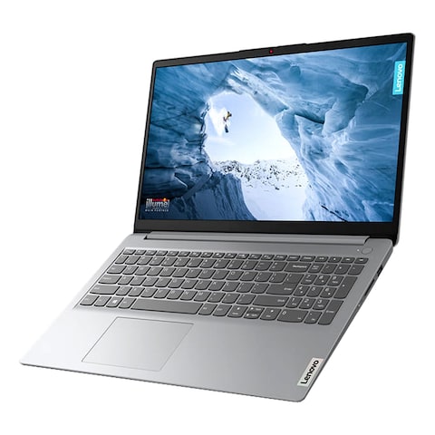 Lenovo IdeaPad 1 15IAU7 Laptop with 15.6-Inch Display Core i7 Processor 16GB RAM 512GB SSD Intel Iris Xe Graphic Card Cloud Grey