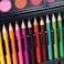 Generic-168pcs Drawing Pen Art Set Kit Painting Sketching Color Pencils Crayon Oil Pastel Water Color Glue with Case for Children Kids
