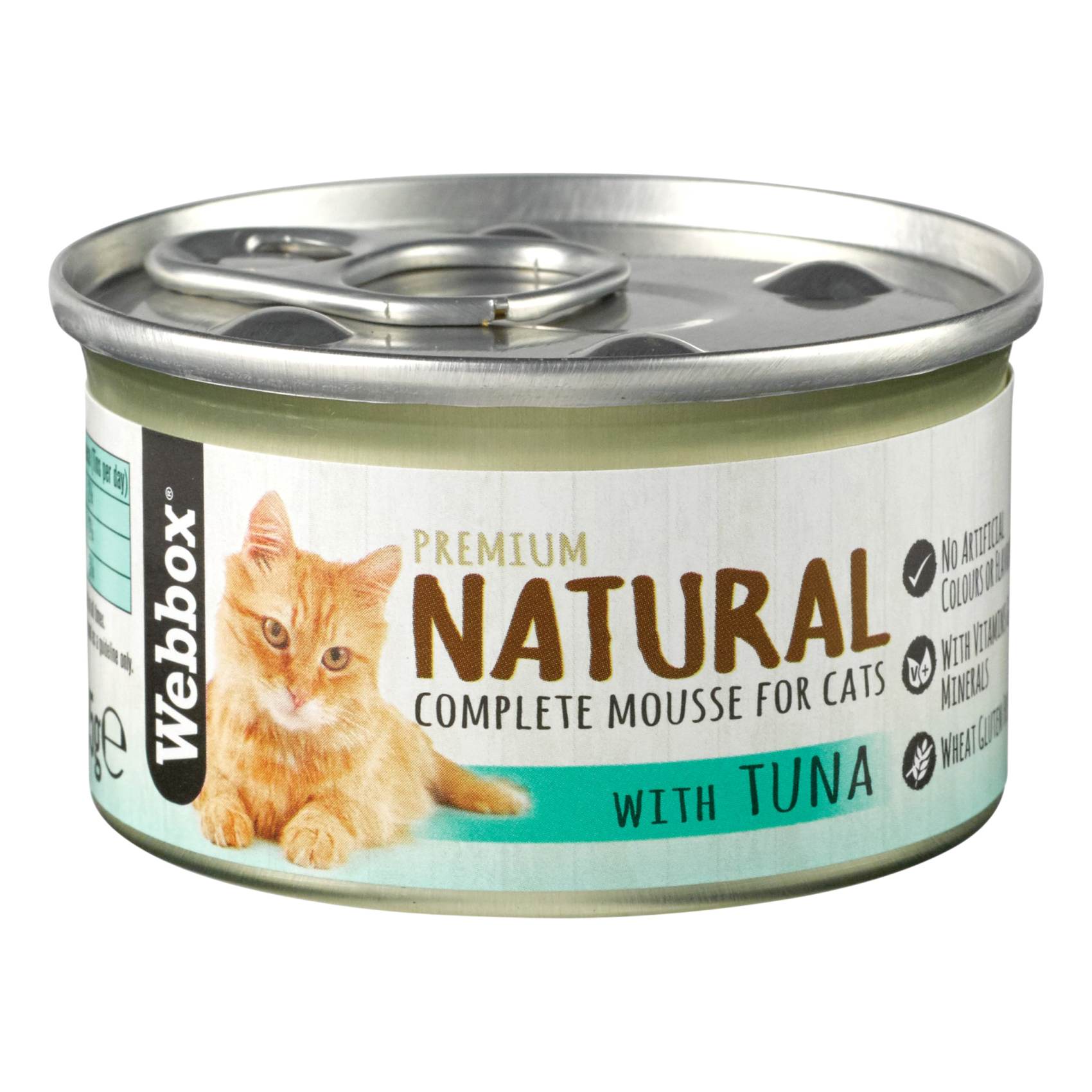 Webbox Natural Complete Mousse With Tuna Cat Food 85g