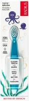 Radius Totz Toothbrush Extra Soft Brush Bpa Free &amp; Ada Accepted Designed For Delicate Teeth &amp; Gums For Children 18 Months &amp; Up, Blue Sparkle, Pack Of 1