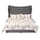 In House Lisbon Velvet Bed Frame - Queen - 200x160 cm - Gray
