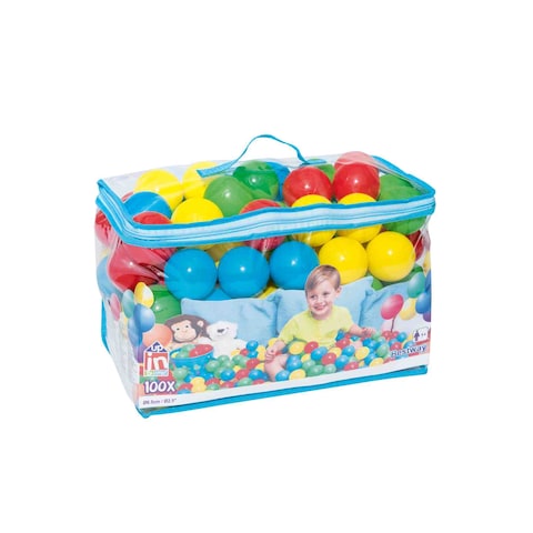 Bestway Splash and Play Bouncing Balls Multicolour 6.5cm 100 PCS