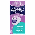 Buy Always Daily Liners Comfort Protect Pantyliners Normal 20 Count in Saudi Arabia