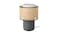 Shade for speaker lamp base, bamboo