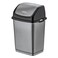 Dunya 09701 Fantasy Swing Dustbin 5L Grey/Black