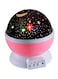 Generic Star Light Rotating Projector Lamp Pink 12X12X13.5Centimeter