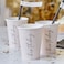 Champagne Noir Nude and Black Happy Birthday Paper Party Cups Pack of 8