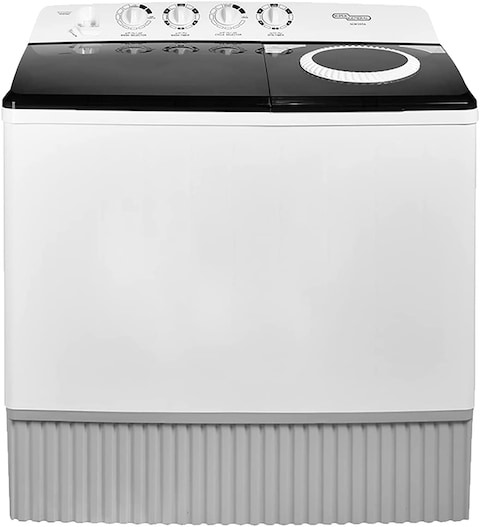 Super General 20 Kg Twin-Tub Semi-Automatic Washing Machine, White/Black, Efficient Top-Load Washer With Lint Filter, Spin-Dry, SGW-2056, 1 Year Warranty