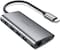 UGREEN USB-C Hub-3xUSB3.0+HDMI+RJ45+TF/SD with 5Gbps 4K PD Power Supply GRY