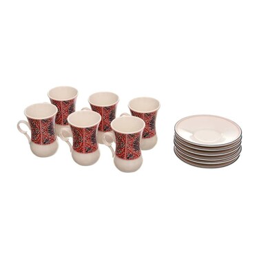 Rosa Ramadan Tea Cup Set - 12 Pieces