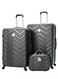 Star Line 5-Piece Luggage Trolley Set Dark Grey