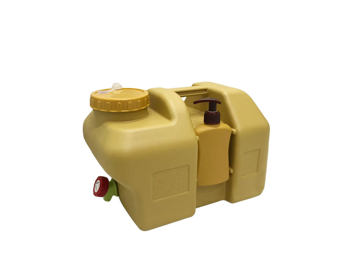 Camping Water Container 12L Storage Bucket With Soap Dispenser