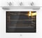 MILLEN MEO 6001 WH 78L Electric Oven - Energy Class A, 60 cm, 7 Cooking Modes, SCHOTT Double Glass Door, Glass finish, Mechanical Control with Timer, 3 Year Warranty