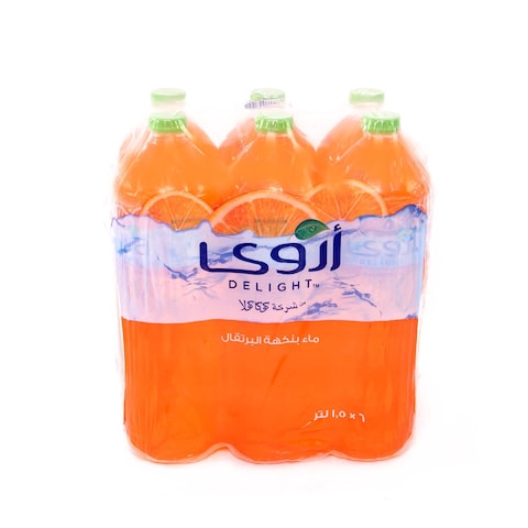 Arwa Delight Orange Flavored Water 1.5Lx6&#39;s