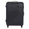 Verona Spinner Texture Suitcase Black 76cm