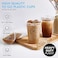 Vsell24&trade; 100PC Disposable Drinking Plastic Cup 16oz For Smoothie Coffee Water Juice Cups With Flat Lid Clear&hellip;