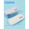 Big Capacity Pencil Pen Case Office College School Large Storage High Capacity Bag Pouch Holder Box Organizer (Blue)
