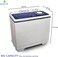 GRATUS 18 Kg Washing Machine Twin Tub Semi Automatic White Model - GSW18KCDX 1 Year Full Warranty.