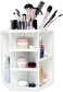 Generic - 360 Rotating Makeup Organizer Fits For Cosmetics White Medium