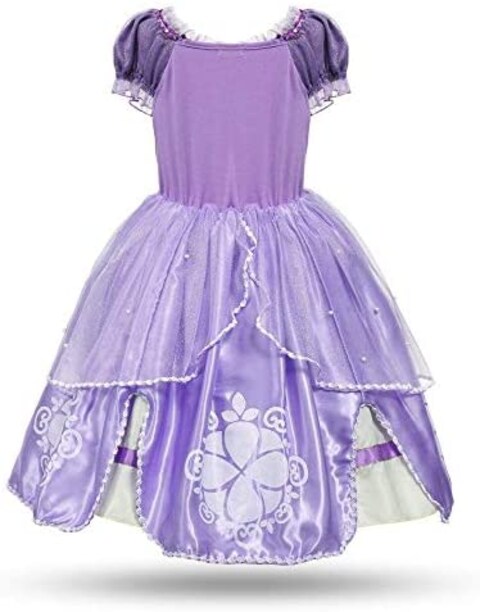 Aiwanto Children Dress Party Ramdana Dress for Girl&#39;s Party Dress for Children&#39;s(100cm)