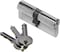 Robustline Cylinder Lock With Both Side Keys High Strength Key Cylinder 90mm, Stainless Steel