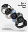 Ringke Google Pixel Watch Slim Slim Case Cover - Clear(1P) + Matte Black(1P)