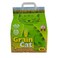 GrainCat clumping cat litter GreenCat Ecological, odorless, 100% natural litter 24 L (weight 6 kg)