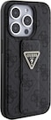 CG Mobile Guess Gripstand PU Leather Case For iPhone 15 Pro (Black)