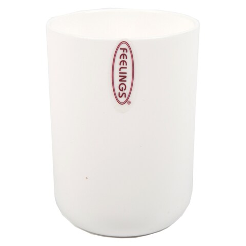 Feelings Mouth Wash Tumbler White