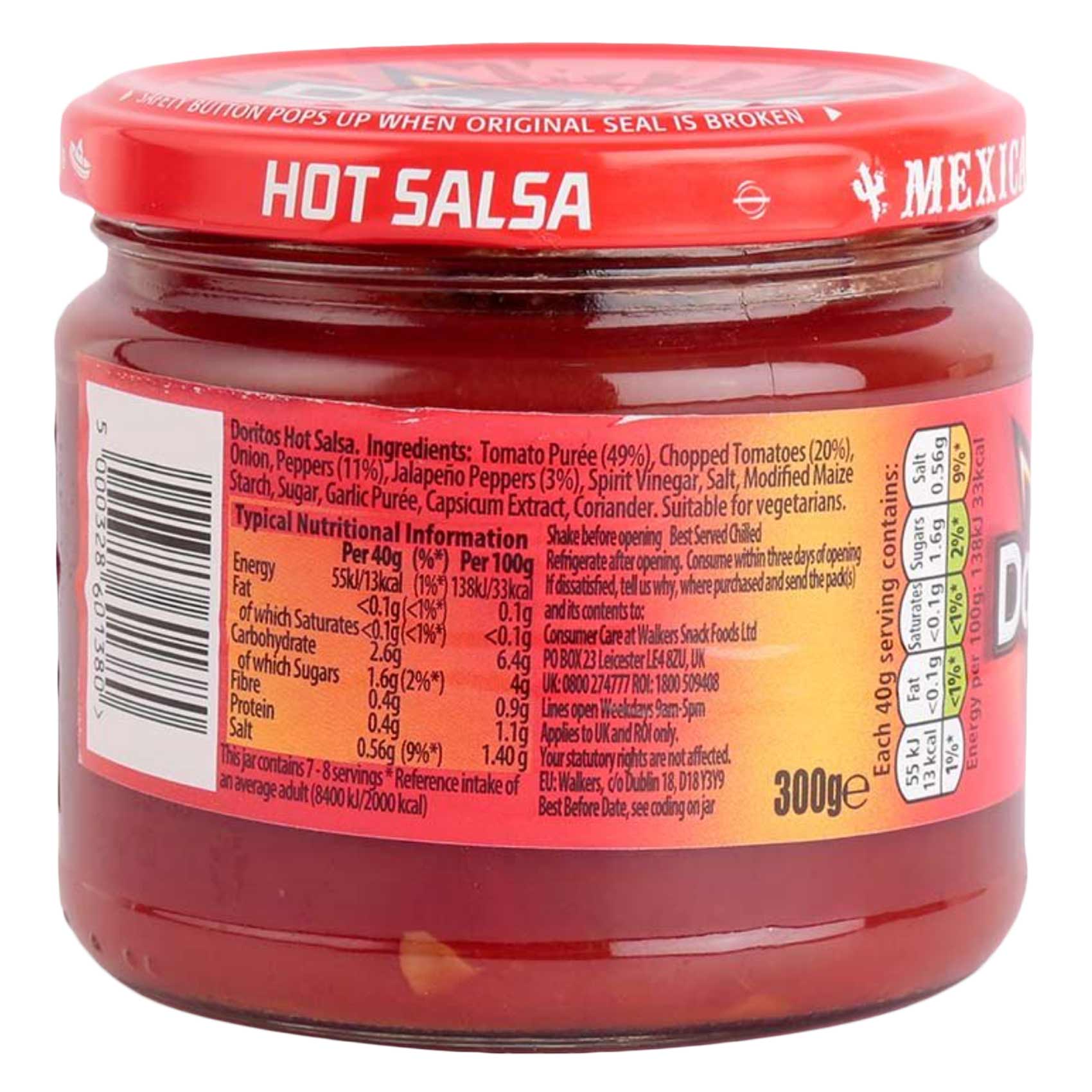 Doritos Hot Salsa Dip 300g