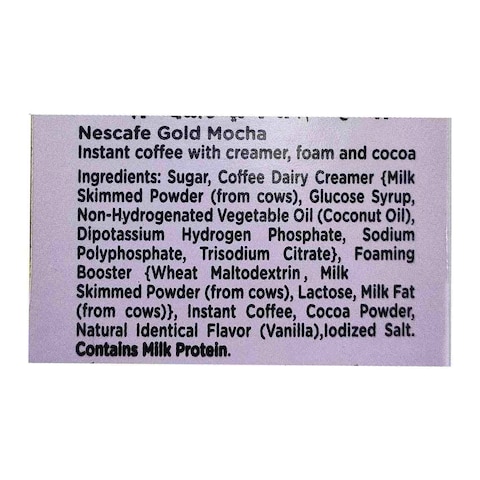 Nescafe Mocha Instant Coffee Mix - 18 Gram - 12 Sachets