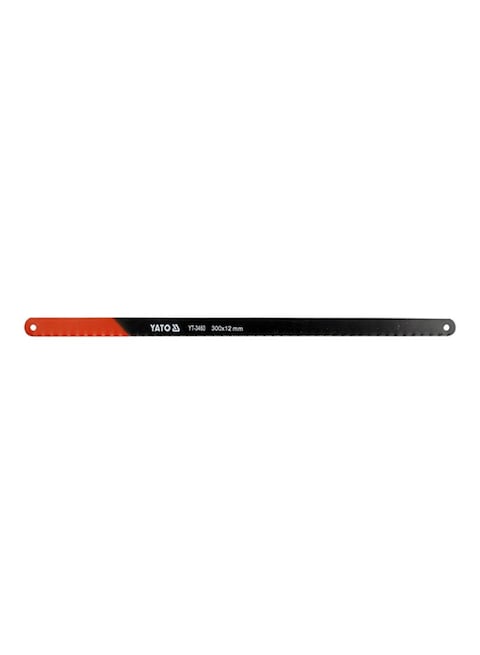 Bi-Metal M2 Hacksaw Frame Blade Black/Red 300millimeter