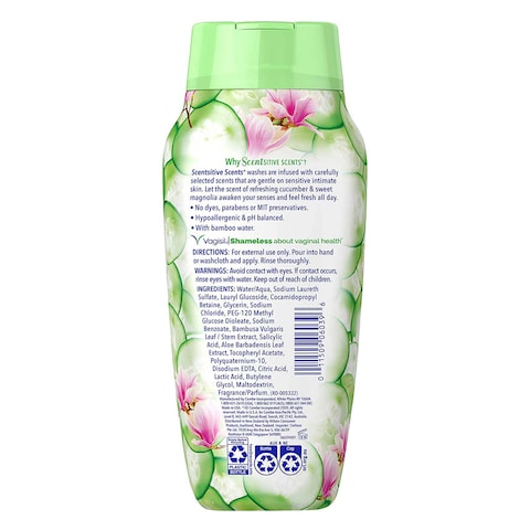 VAGISIL D/WASH CUCUMBER MAG 354ML