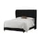 In House Roma Velvet Bed Frame - King - 200x180 cm - Black