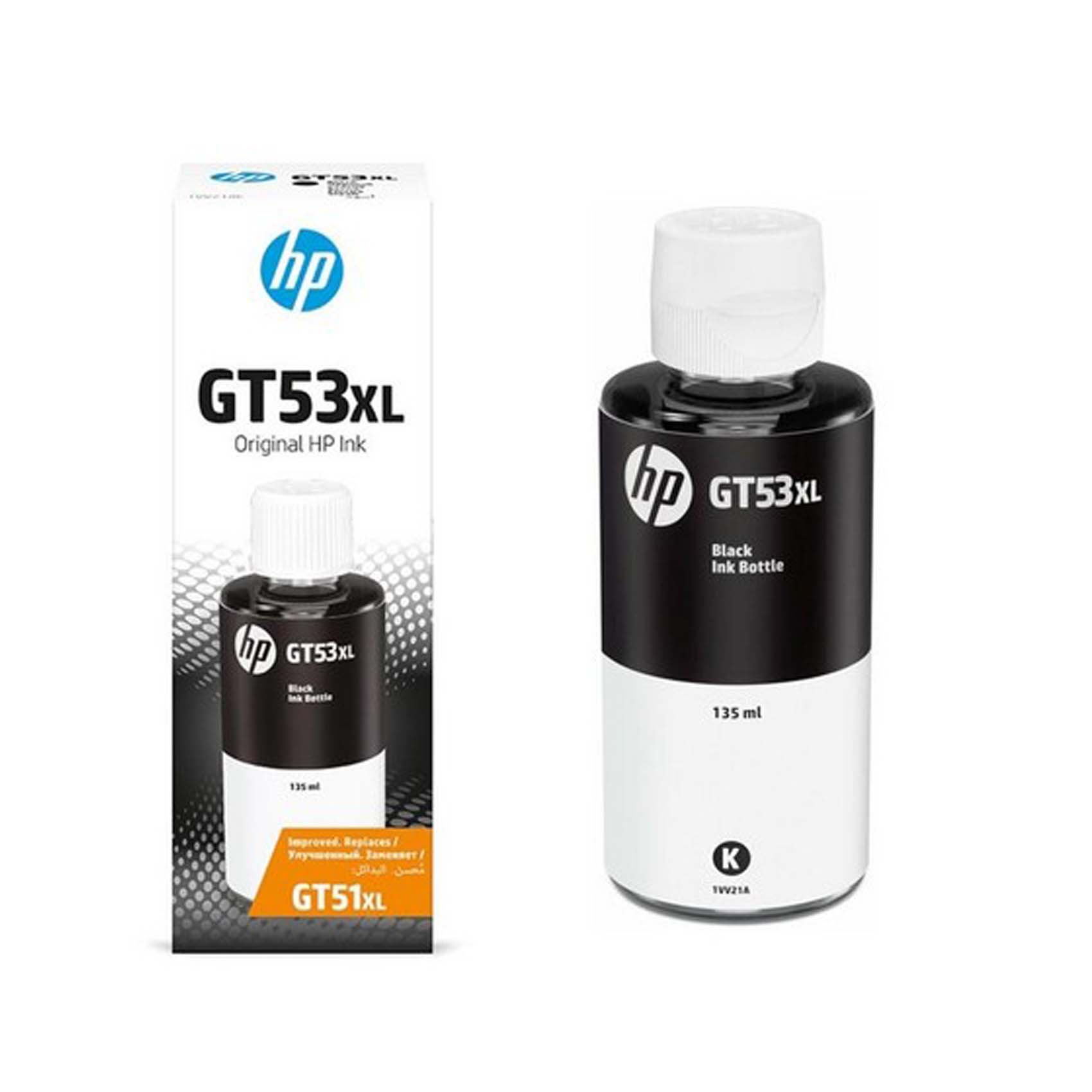 HP Ink GT53XL 135ML Black