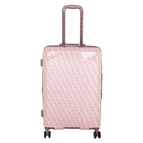 Travel Suitcase Dkny Pink Luggage Large Hard Expandable Luggage