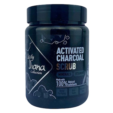 Lady Diana Activated Charcoal Scrub 500ml