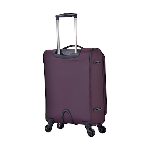 Eminent 4 Wheel Soft Casing Expandable Recycled Cabin Luggage Trolley 55cm Purple&nbsp;V6101