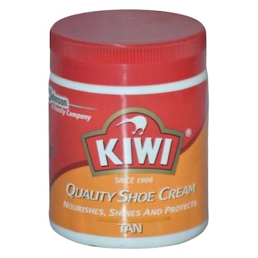 KIWI SHOE CREAM JAR TAN 150ML
