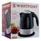 West Point Deluxe Cordless Kettle WF-408 Black 1 lt